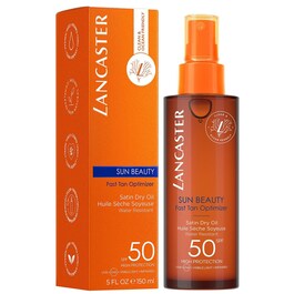 SUN BEAUTY - Huile Sèche Soyeuse Accélérateur de Bronzage Spray SPF 50