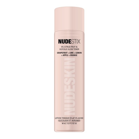 NUDESKIN 5% Citrus Fruit & Glycolic Glow Toner - Lotion tonique, NUDESTIX