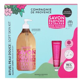 Rituel peau douce - Coffret soin mains et corps Rose Sauvage