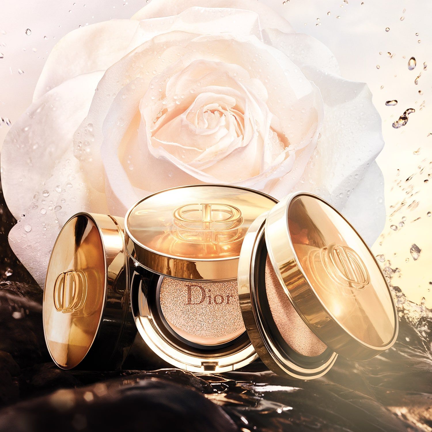 Dior Prestige Le cushion teint de rose Fond de teint creme eclat rose de DIOR SEPHORA
