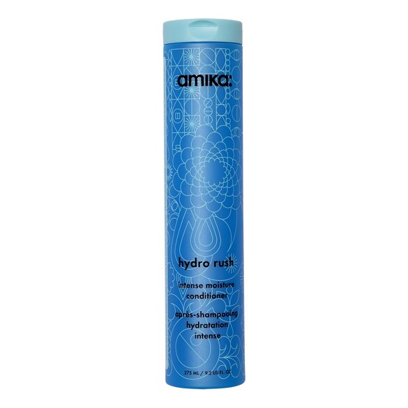 Hydro Rush - Après-Shampoing Hydratation Intense à l'Acide Hyaluronique, AMIKA