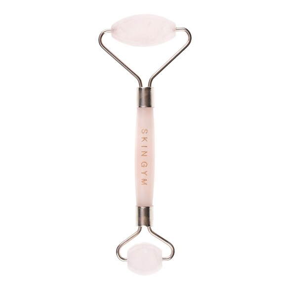 Rouleau pour le visage en cristal de quartz rose, SKIN GYM