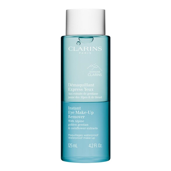 Démaquillant Express Yeux - Aux extraits de gentiane jaune des Alpes & de bleuet, CLARINS