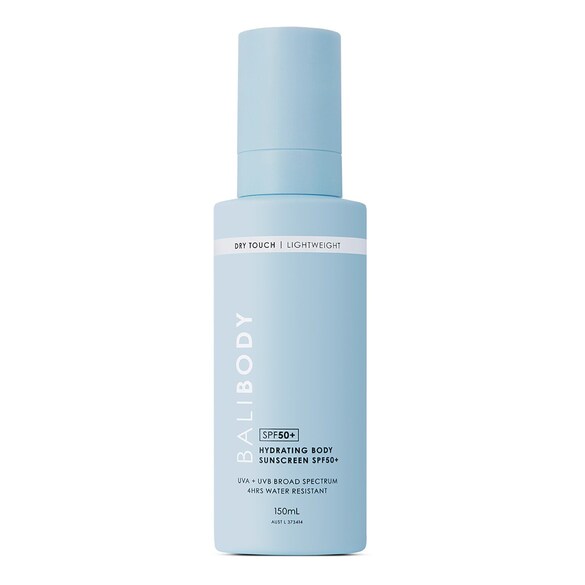 Ecran solaire hydratant léger corps SPF50+, BALI BODY