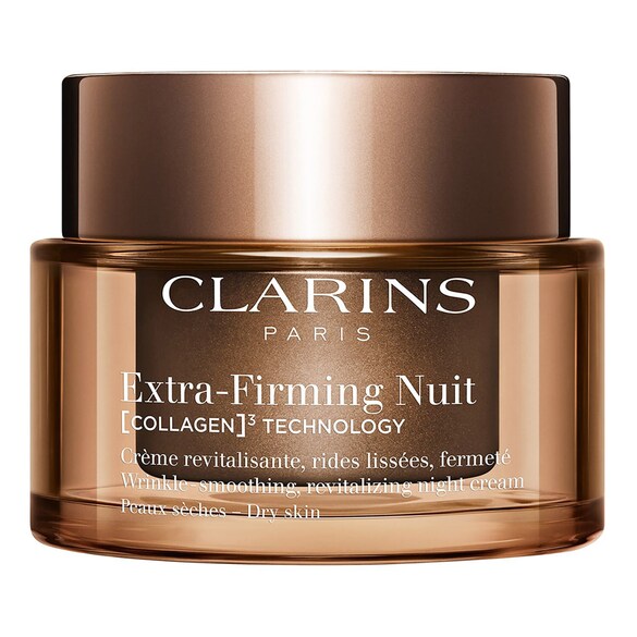 Extra-Firming Nuit peaux sèches rechargeable - Crème fermeté anti-âge , CLARINS