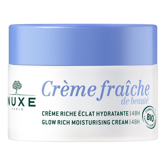 Crème fraîche de beauté® - Crème Riche Eclat Bio 48h, NUXE