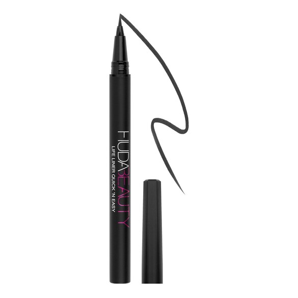 QUICK 'N EASY - Eyeliner liquide ultra-fin et précis, HUDA BEAUTY