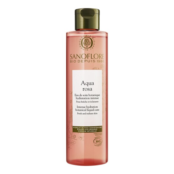 Aqua rosa - Lotion visage hydratante certifiée bio à la rose de damas bio, SANOFLORE