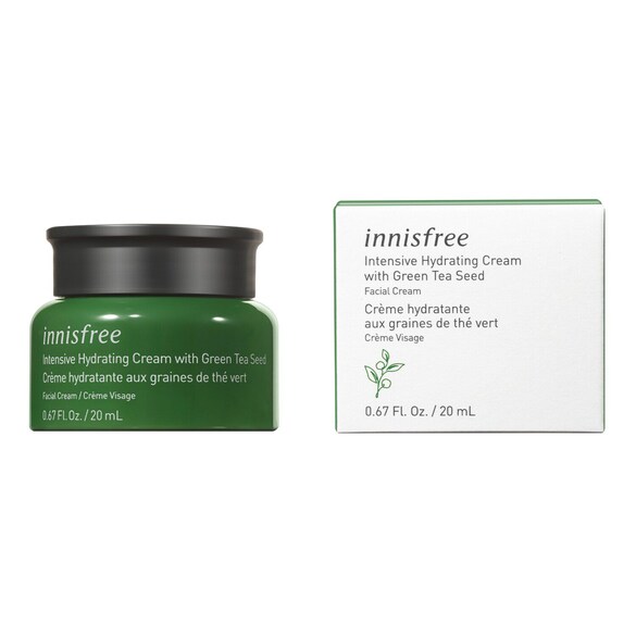 crème hydratante aux graines de thé vert