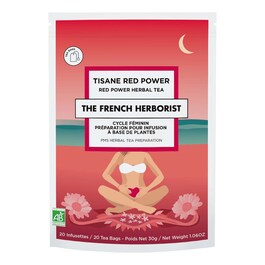 Tisane Red Power - Cycle Féminin - Préparation à Base de Plantes