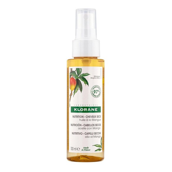 Huile Nutrition à la Mangue - Huile Cheveux secs, KLORANE
