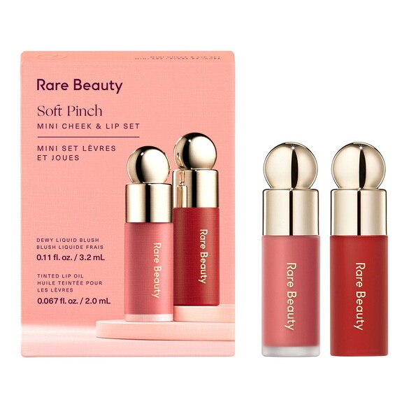 Soft Pinch Set - Mini Coffret Lèvres & Joues , RARE BEAUTY