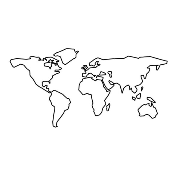 Lovely Sioou Carte Du Monde Kit 5 Tatouages Ephemeres De Sioou