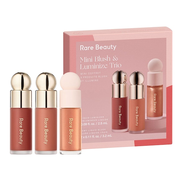 Trio mini blush & enlumineur, RARE BEAUTY