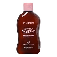 Watermelon Tanning Oil SPF 50 - Huile de Bronzage Protectrice, BALI BODY