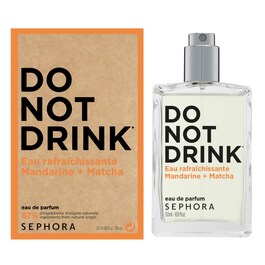 DO NOT DRINK Eau Rafraîchissante Mandarine + Matcha