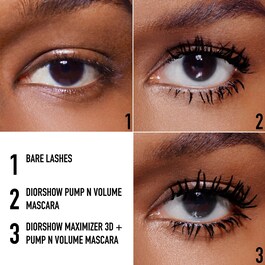 Diorshow Pump 'N' Volume Waterproof - Mascara waterproof volume XXL longue tenue