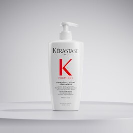 Première - Shampoing décalcifiant réparateur rechargeable pour cheveux abîmés
