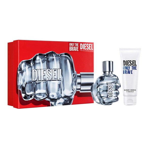 Only The Brave - Coffret Cadeau pour Homme Eau de Toilette et Gel douche, DIESEL
