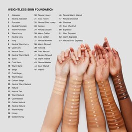 Weightless Skin Foundation - Fond de teint tenue 24 heures SPF15