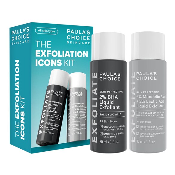 Multi-Level Exfoliation Trial Kit - Duo Découverte Exfoliants AHA + BHA, PAULA'S CHOICE