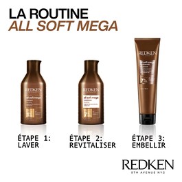 All Soft Mega - Après-shampoing hydratant cheveux secs et rêches