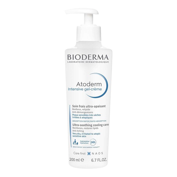 Atoderm Intensive Gel crème - Gel-crème corps anti-démangeaison, BIODERMA