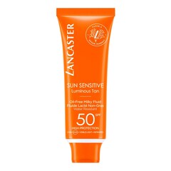 SUN SENSITIVE - Fluide Lacté Non-Gras Visage SPF50, LANCASTER