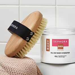 Brosse corps à sec - Accessoire exfoliant corps