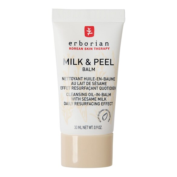 Milk & Peel Balm - Cleansing Oil-in-Balm with Sesam milk resurfacing effect, ERBORIAN