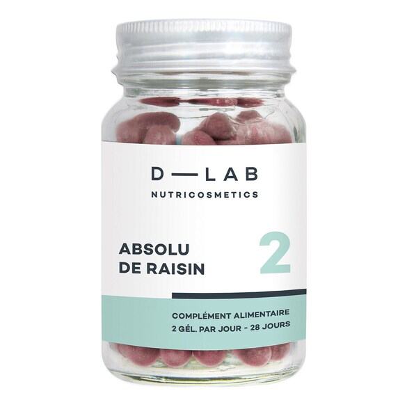 Absolu de Raisin Premières rides - Compléments alimentaires, D-LAB NUTRICOSMETICS
