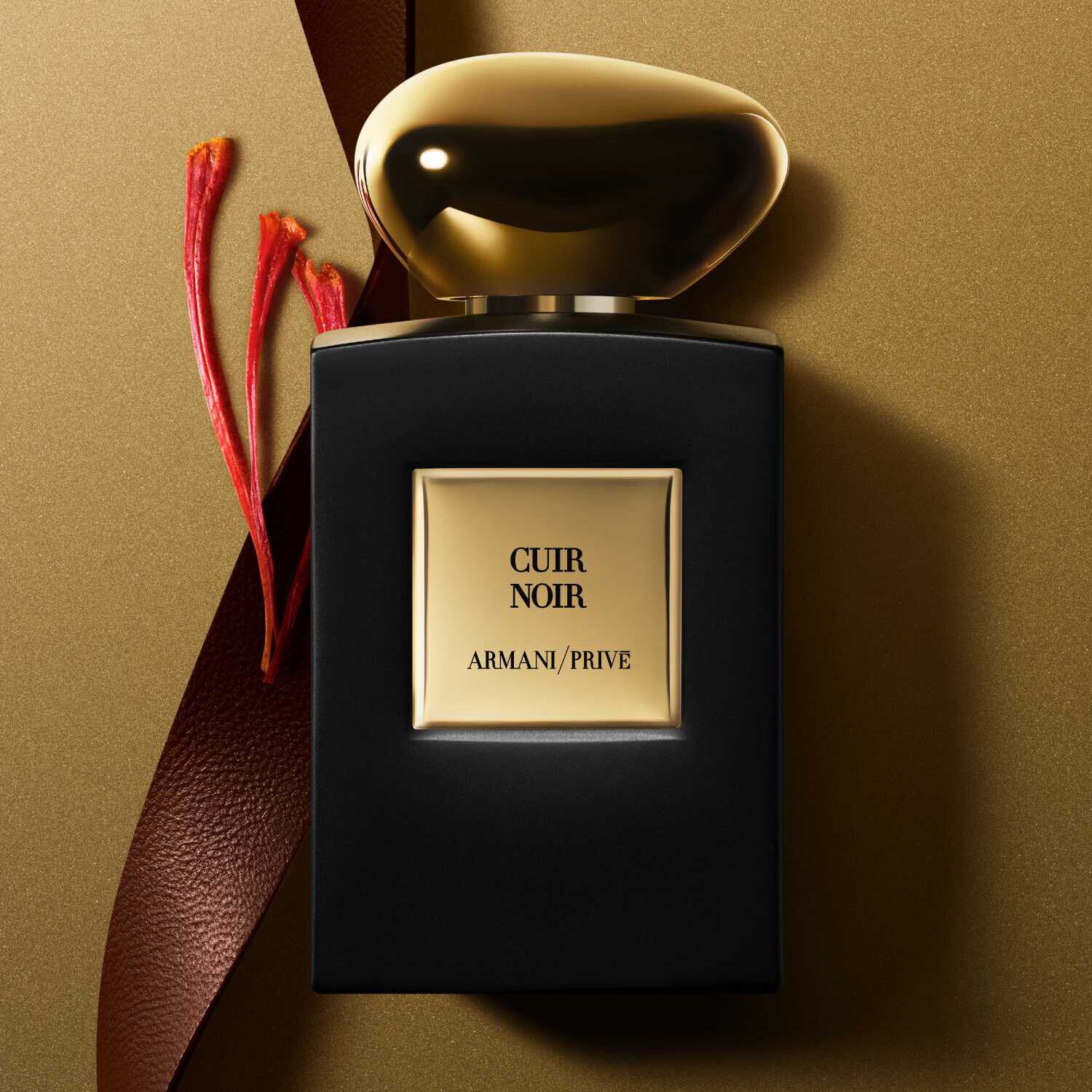 Giorgio armani cuir noir discount