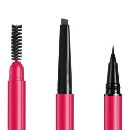 Brow Trio - Stylo sourcils triple embout - Liner, crayon et brosse
