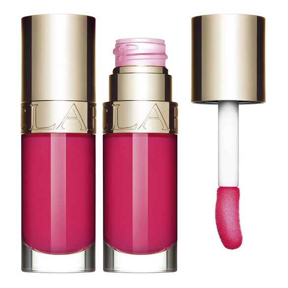 Lip Comfort Oil Power Of Colors - Huile lèvres à l'huile de rose musquée, CLARINS