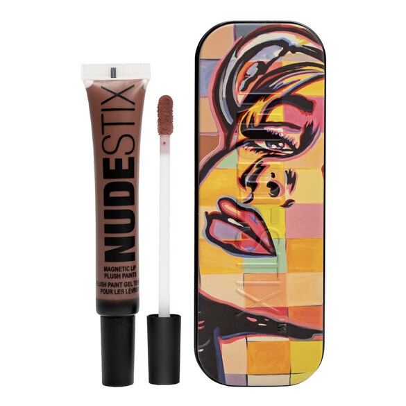 Magnetic Lip Plush Paint - Gel Teinté pour les lèvres, NUDESTIX