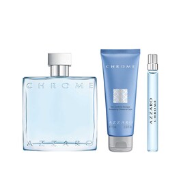 Chrome - Coffret Eaux de Toilette + Shampooing Cheveux et Corps
