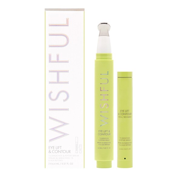 Sérum Eye Lift 1% Bakuchiol & Peptides - Sérum pour les yeux, WISHFUL