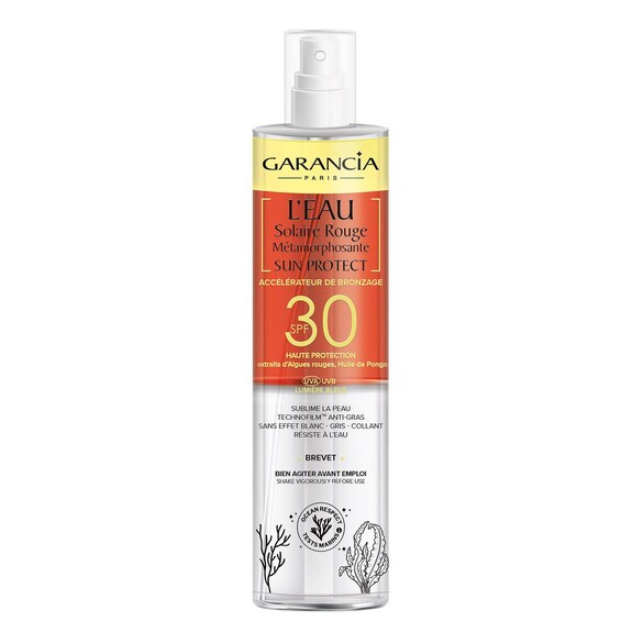 Eau Solaire Rouge Metamorphosante - Protection Solaire SPF30, GARANCIA