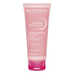 Créaline Gel Moussant - Nettoyant visage doux peaux sensibles à intolérantes, BIODERMA