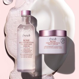 Routine de soins hydratant à la rose - Coffret soin visage