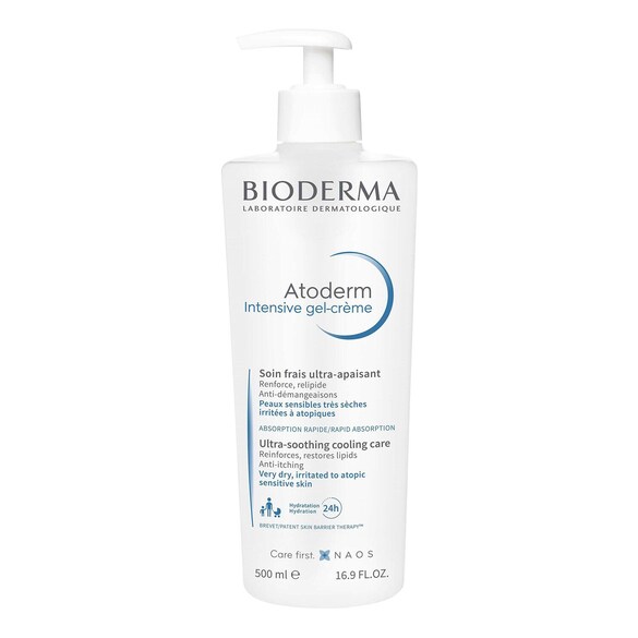 Atoderm Intensive Gel crème - Gel-crème corps anti-démangeaison, BIODERMA