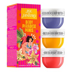 Body Paradise Minis - Coffret Crèmes pour le corps hydratantes minis, SOL DE JANEIRO
