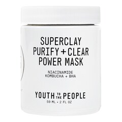 Superclay Purify + Clear Power Mask - Masque Purifiant À L'Argile, YOUTH TO THE PEOPLE