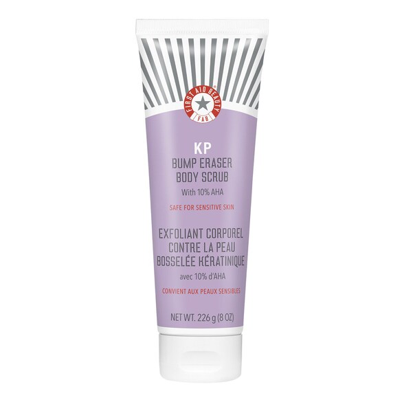 KP Bump Eraser Body Scrub with 10% AHA - Exfoliant Corporel aux AHA, FIRST AID BEAUTY