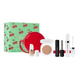 Oui Mon Cherry - Coffret Huile pour les lèvres et Mini favoris avec pochette