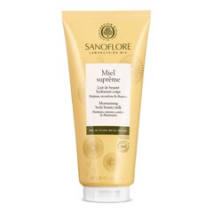Miel Suprême - Lait corps hydratant naturel certifié bio peaux sèches, SANOFLORE