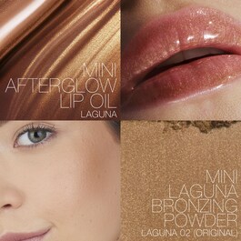 Mini Laguna Bronzer & Lip Oil Duo - Poudre Bronzante et Huile À Lèvres