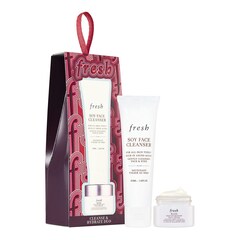 Cleanse & Hydrate Skincare Set - Coffret de soins visage nettoyants, FRESH