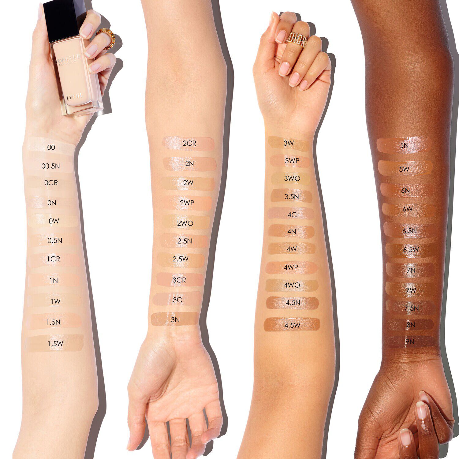 Dior Forever Skin Glow Fond de teint clat 24 h hydratant