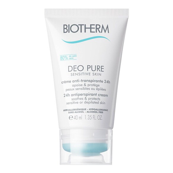 Deo Pure - Déodorant crème 24h peaux sensibles, BIOTHERM
